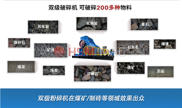 煤礦用粉碎機適用物料